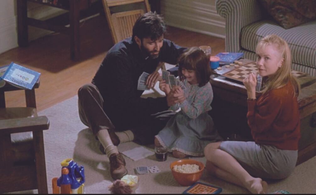 Rebecca De Mornay, Matt McCoy y Madeline Zima, en la versión de 1992 .