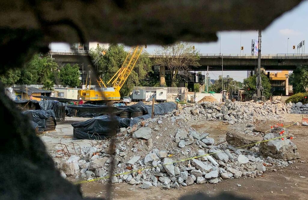 Trabajos para ampliar la Línea 12 del Metro. FOTO: Archivo/ EL UNIVERSAL/