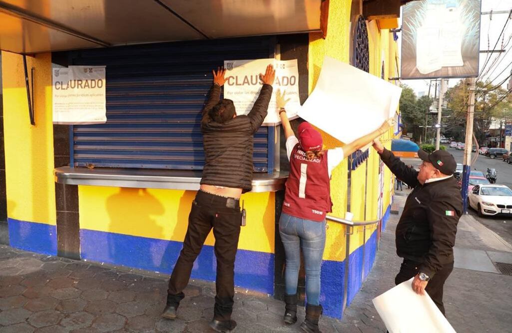 El lugar sigue con sellos de clausura, pero ahora puestos por la alcaldía Cuauhtémoc