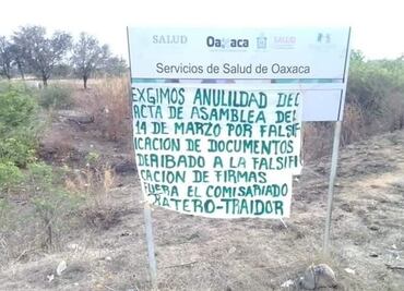 Comuneros de Oaxaca rechazan parque industrial del Interoceánico