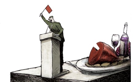 La bandera del dirigente