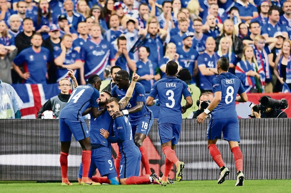 Olivier Giroud hizo un par de goles que llevaron a semis a Francia. (TAO XIYI. XINHUA)