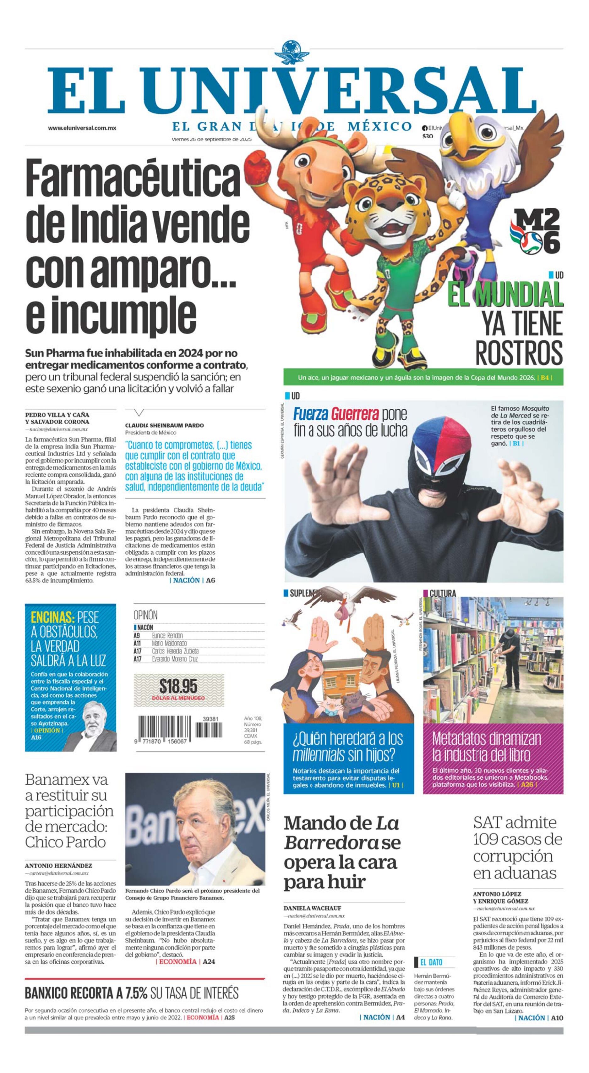 Portada impresa