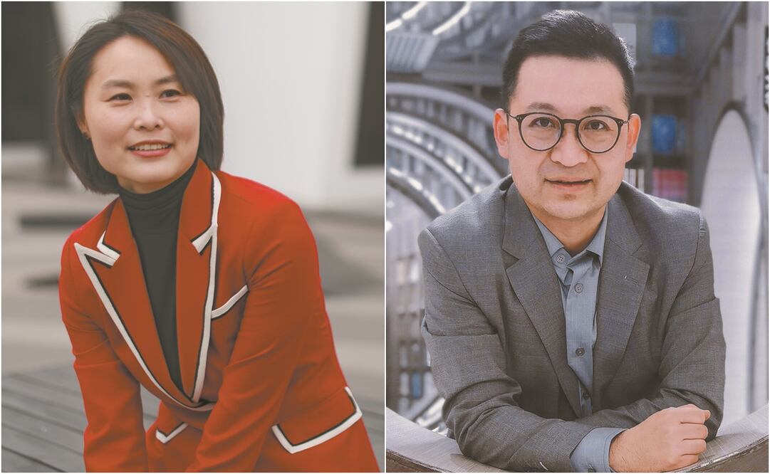 Zhou Jiaogui y Jia Jiabin, autores del artículo sobre la politización del origen del coronavirus. Foto: ESPECIAL