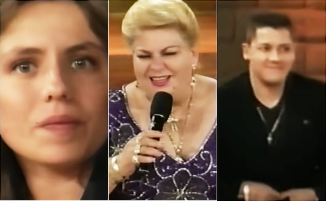 Marta Elena y Javier Gerardo, dos de los tres hijos de Paquita la del Barrio.
Fotos: YouTube