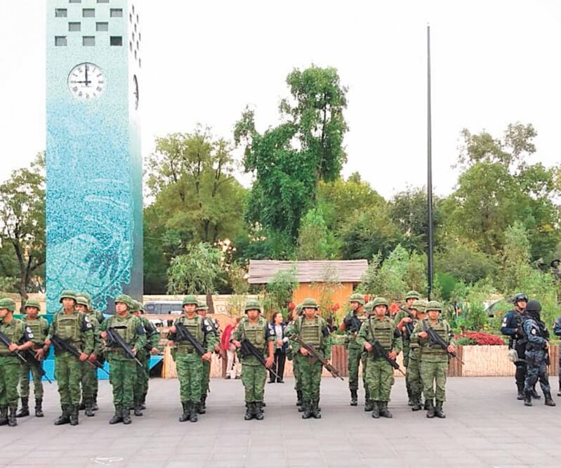 Despliegue. La vigilancia de la Guardia Nacional está en seis de las ocho alcaldías previstas. Foto/ARCHIVO EL UNIVERSAL