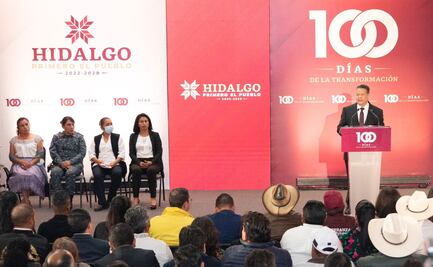 Julio Menchaca realiza recuento de sus primeros 100 días al frente del gobierno de Hidalgo