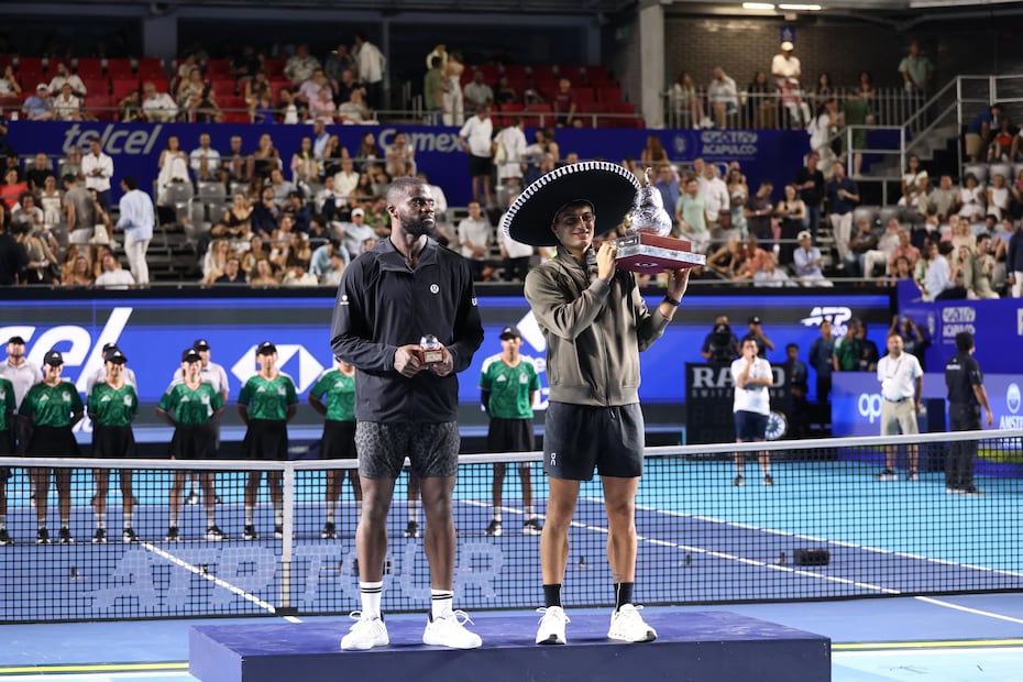Flavio Cobolli y Frances Tiafoe en el Abierto Mexicano de Tenis - Foto: Esteban Torreblanca/EL UNIVERSAL