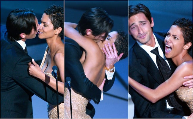 Los Premios Oscar y la vez que Adrien Brody besó a Halle Berry; ella le devolvió el beso dos décadas después