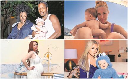 Famosos a los que visitó la cigueña este año