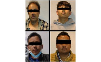 Detienen a 4 por lesiones con arma de fuego e incendiar una camioneta en Edomex