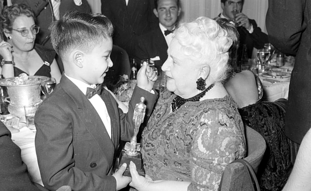 Foto Soto, digitalización Dumas. Hotel del Prado, entrega del Premio Ariel. En la fotografía aparecen José Romay y Prudencia Grifell en julio de 1956.
Fototeca EL UNIVERSAL.