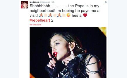 Madonna dedica canción al Papa en show