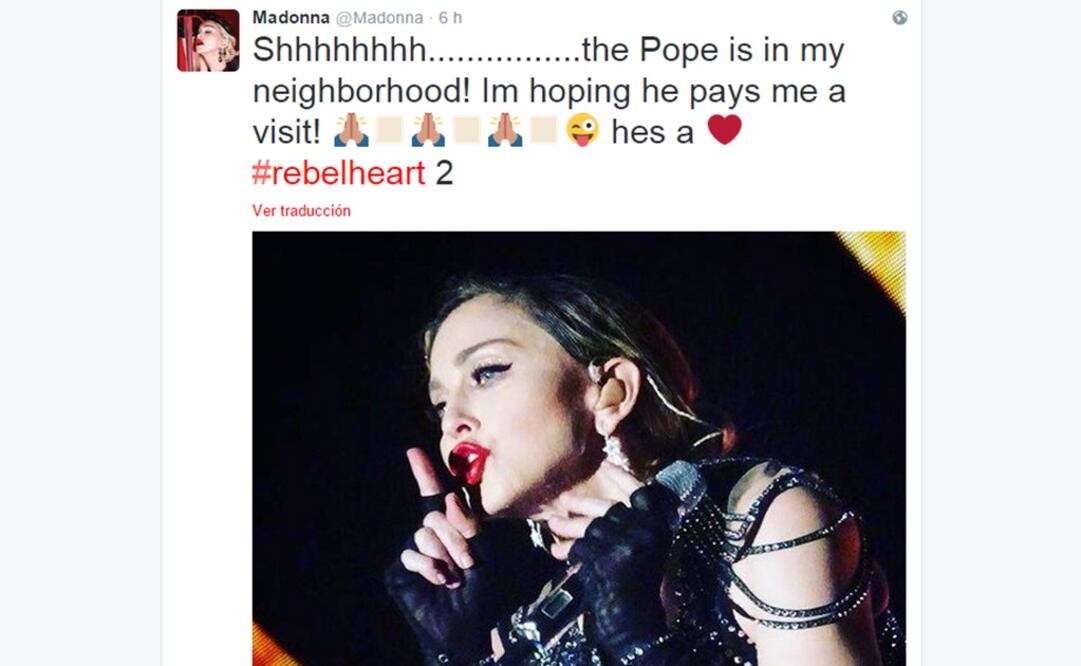 (Foto: Tomada de @Madonna)