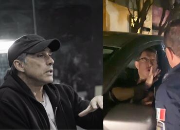 Sergio Mayer expone a hombre que le aventó el coche en estado de ebriedad