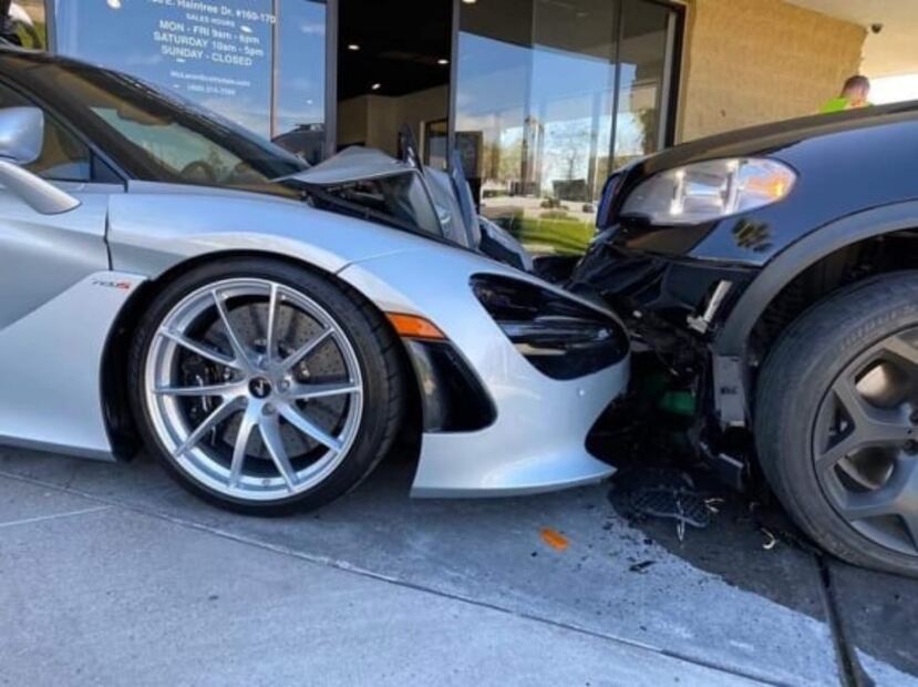 BMW X5 y McLaren 720S sufren accidente de 400 mil dólares