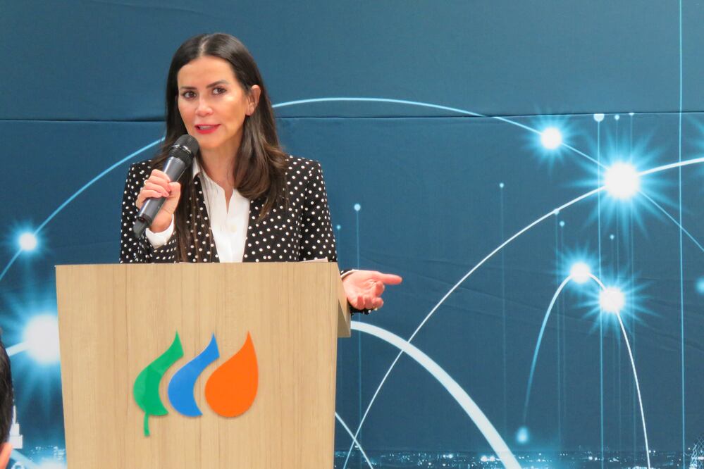 Foto: Katya Somohano, directora general de Iberdrola México, habló del círculo virtuoso existente entre innovación, digitalización, descarbonización y electrificación.