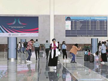 En aeropuertos de la metrópoli despega el flujo de pasajeros