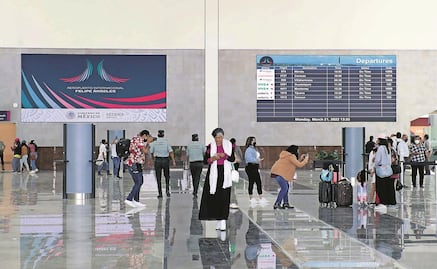 En aeropuertos de la metrópoli despega el flujo de pasajeros