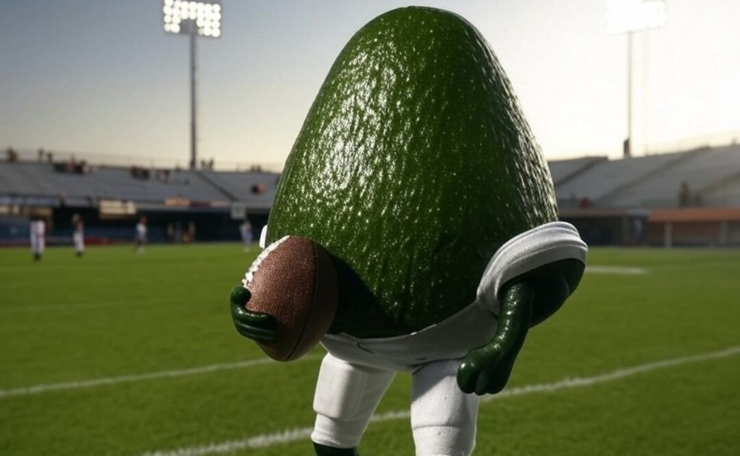 La Asociación de Productores y Empacadores Exportadores de Aguacate de México exportará 110 mil toneladas de aguacate Hass a Estados Unidos para el Super Bowl LIX, manteniendo cifras similares al año pasado. (14/01/25) Foto: Creada con IA/ Grok