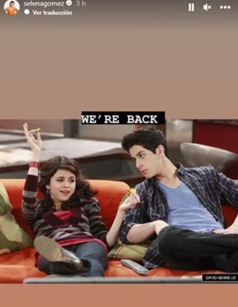 Instagram de Selena.