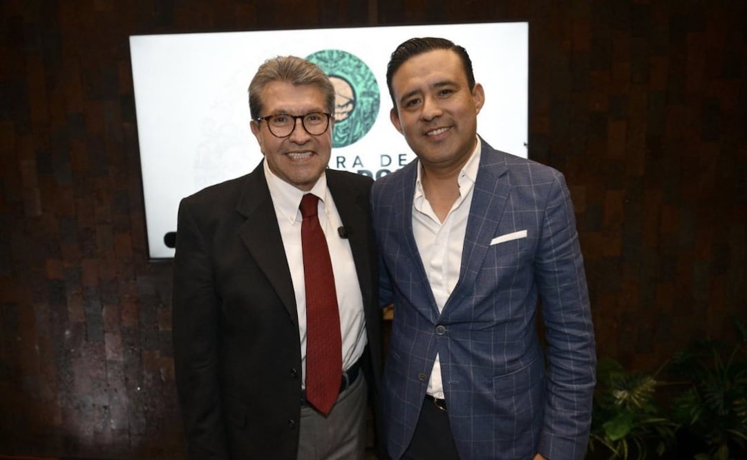 Ricardo Monreal propuso postular al diputado Eduardo Castillo como nuevo presidente de la Sección Instructora. Foto: Especial
