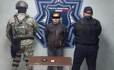 Detienen en Cajeme a sujeto que se hacía pasar por elemento de Fiscalía de Sonora; es acusado de atentar contra la seguridad