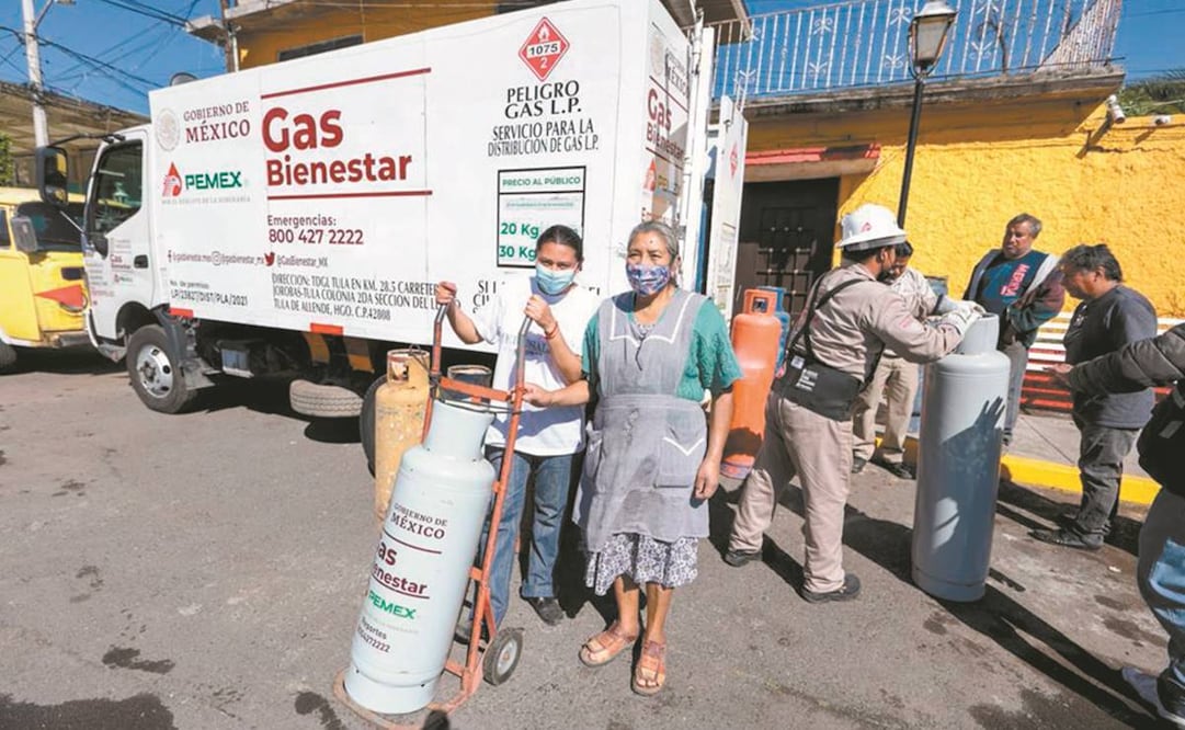 Gas Bienestar ha vendido un millón 678 mil cilindros y beneficiado a 154 mil 800 familias en las alcaldías donde opera, aseguran autoridades. Foto:Especial