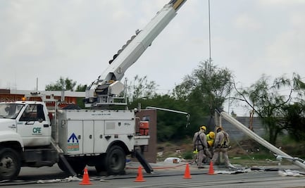 Continúa sin luz el 25% de los usuarios de Nuevo Laredo tras apagón: CFE