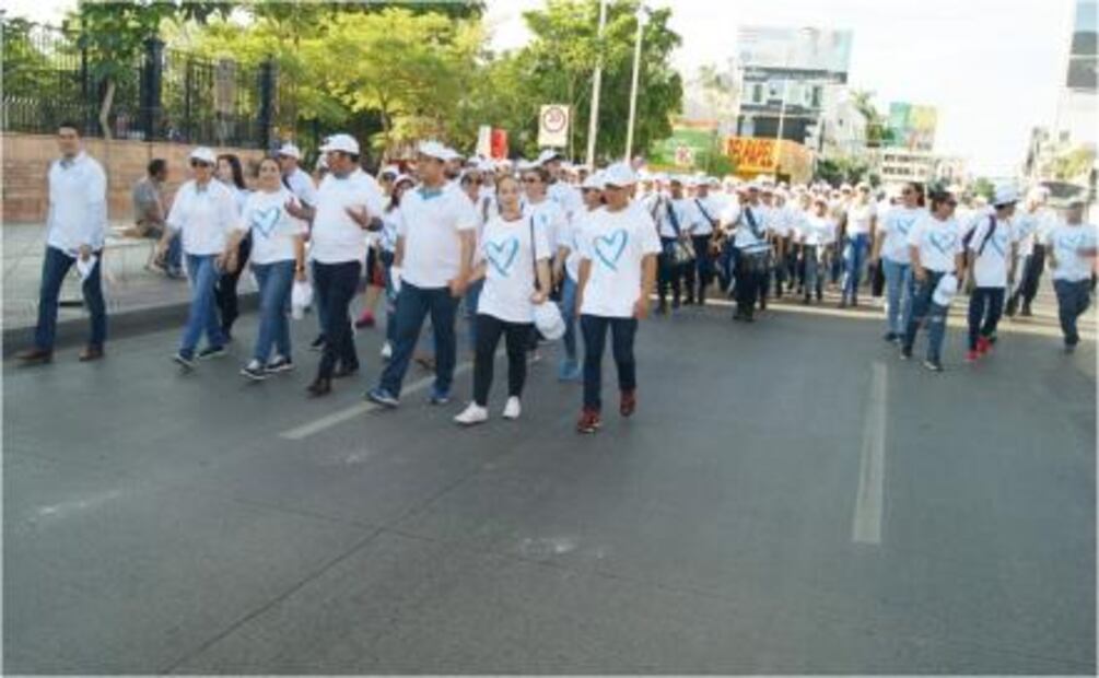 Marchan en Sinaloa contra la trata de personas en México 