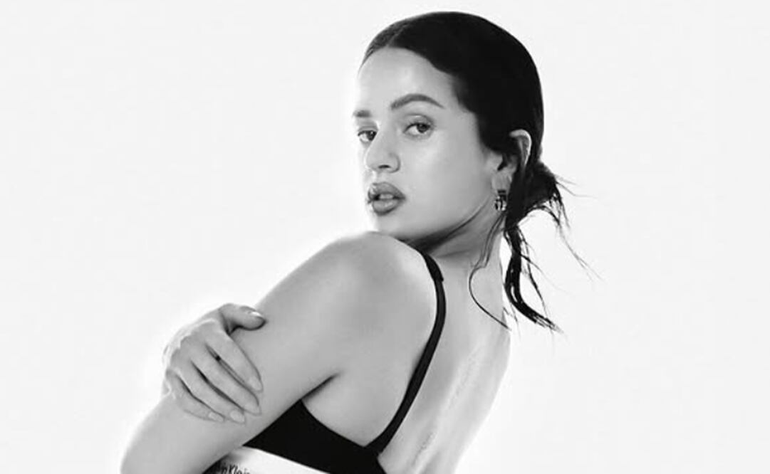La cantante Rosalía en la campaña de ropa interior que protagoniza para Calvin Klein. Foto: Calvin Klein