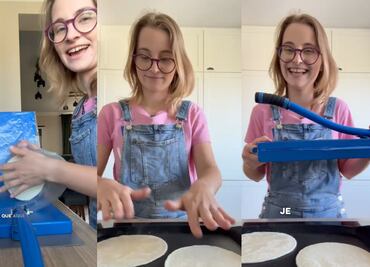 Tiktoker polaca lleva su máquina para hacer tortillas a Polonia; "no puedo vivir sin ellas"