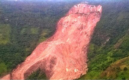 Reporta PC deslave de un kilómetro en Guerrero