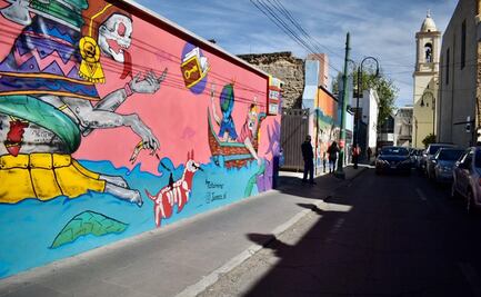 Pintan murales en Toluca para promover un mensaje de paz