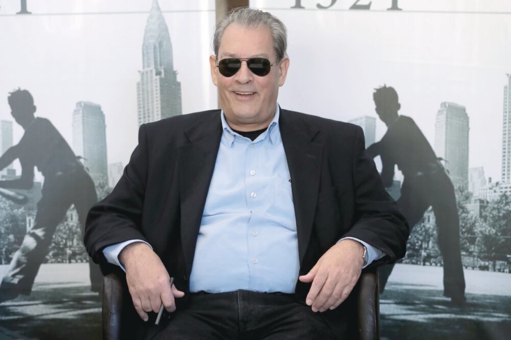 Un recuerdo que arrastró por más de seis décadas es el motor de la novela 4 3 2 1, que Auster presentó ayer en el FIL. Foto: JUAN BOITES. EL UNIVERSAL