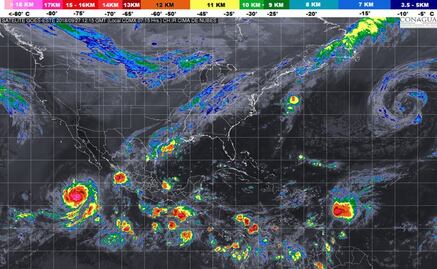 Huracán "Rosa" sube a categoría 2; provoca lluvias en estados de occidente