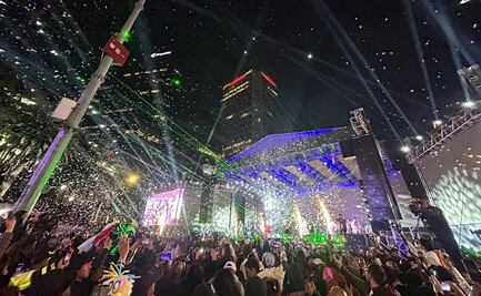 Polymarchs en CDMX; la impresionante foto que dejó el sonidero en el Ángel de la Independencia 