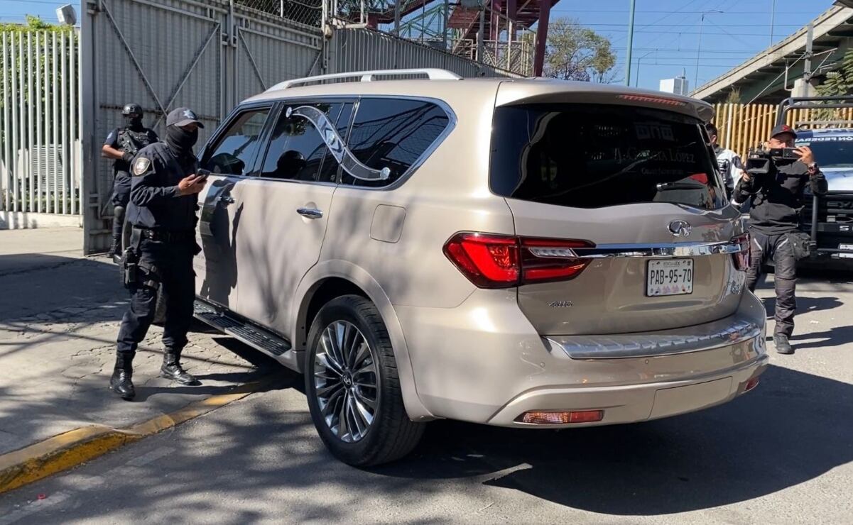 Carroza fúnebre presuntamente con los restos de Nemesio Oseguera "El Mencho". Foto: Especial