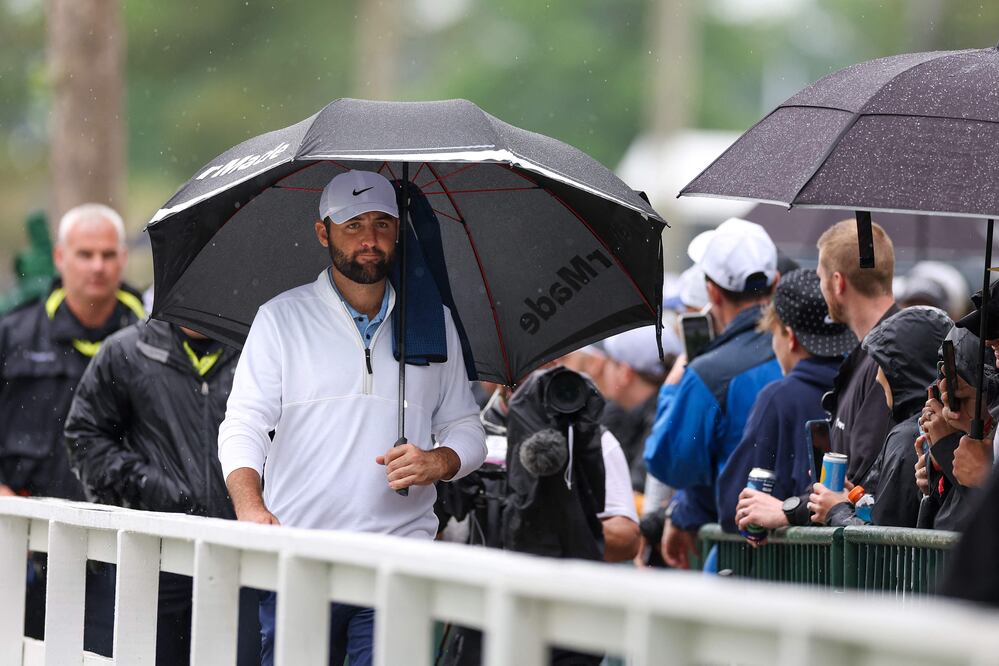 Scottie Scheffler durante el PGA Championship, en el Valhalla Golf Club - Foto: AFP