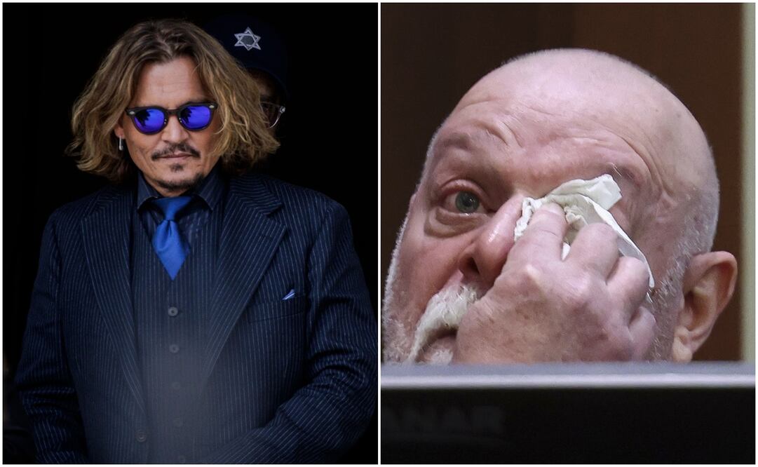 Johnny Depp e Isaac Baruch. EFE/AFP