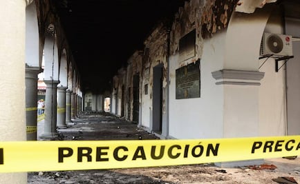 Fire at City Hall of Veracruz
