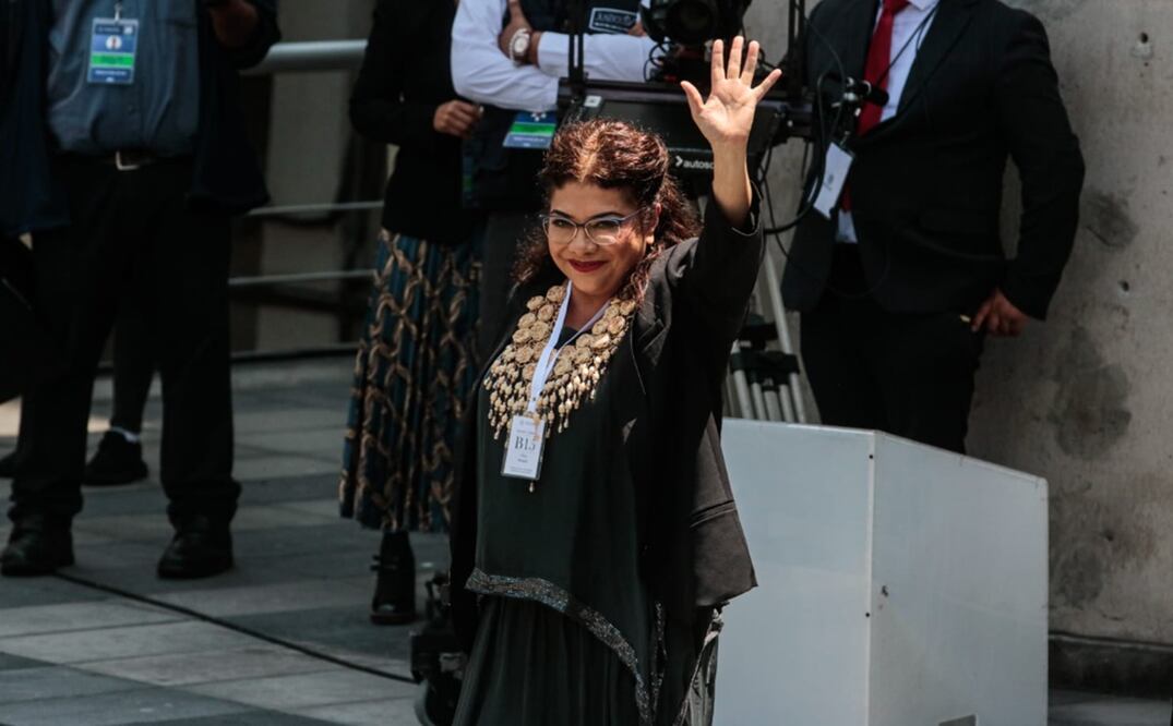 En entrevista posterior a dar el anuncio de que Salvador Guerrero Chiprés será el próximo coordinador del C5, Brugada Molina señaló que se reunirá con los próximos alcaldes de Cuauhtémoc y Álvaro Obregón cuando estén resueltas las impugnaciones. Foto: Gabriel Pano/EL UNIVERSAL