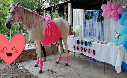 Baby shower a una yegua en Yucatán se hace viral