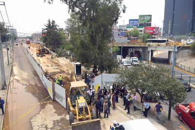 Fuga de gas colapsa Cuatro Caminos