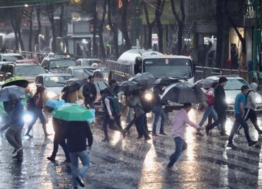Prevén lluvias puntuales fuertes y descargas eléctricas en el Valle de México