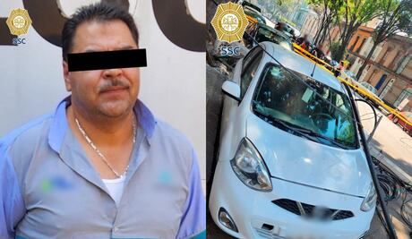 Camión derriba tres postes en la San Rafael; adulto mayor resulta lesionado en Cuauhtémoc