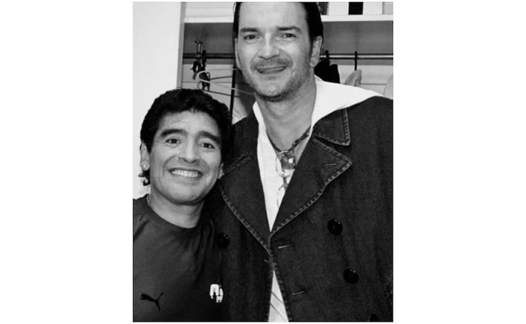 Maradona y Arjona. Foto: Instagram