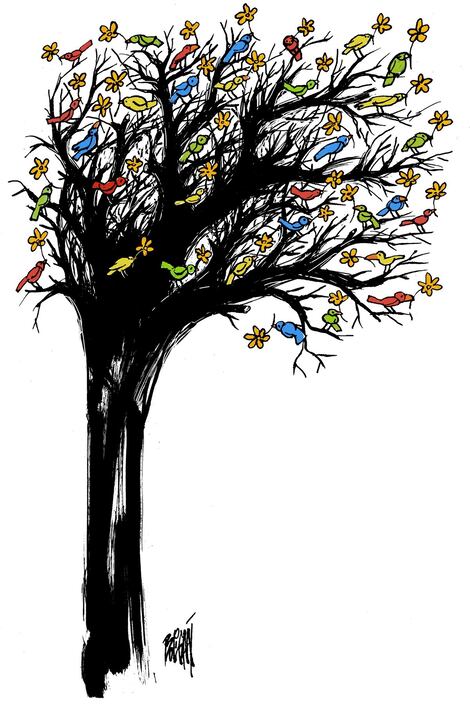 Homenaje al árbol muerto