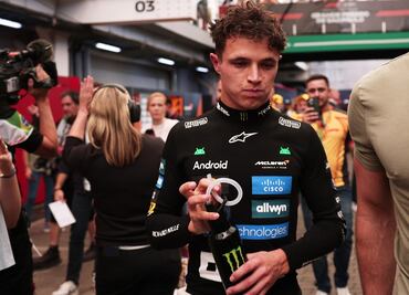 Lando Norris saldrá primero en la carrera sprint del Gran Premio de Brasil