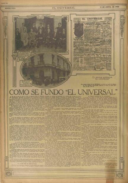 EL UNIVERSAL narrado por sí mismo